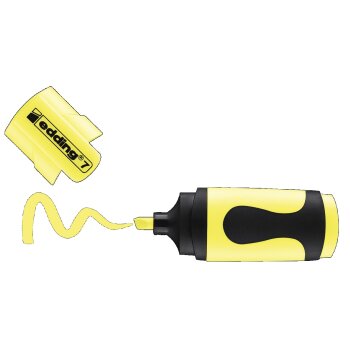 edding 7 mini highlighter pastellgelb