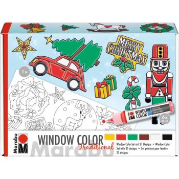 Marabu Window Color Set "XMAS Traditional" 6...