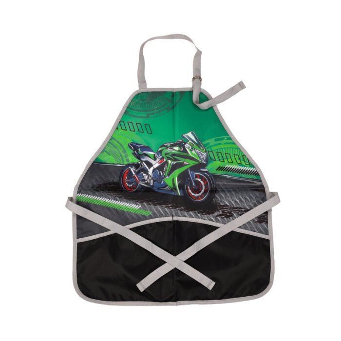 STIL zástera na výtvarnú výchovu - Motorka