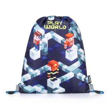oxybag Vrecko na prezuvky Playworld blue