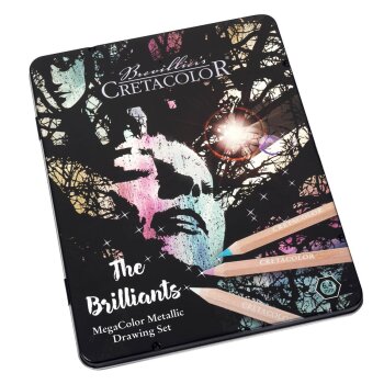 CRETACOLOR MegaColor THE BRILLANTS Metallic 12-dielna...