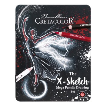 CRETACOLOR THE X-SKETCH 12-dielna sada na kreslenie a...