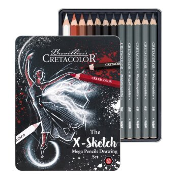 CRETACOLOR THE X-SKETCH 12-dielna sada na kreslenie a...