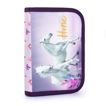 oxybag Federpenal Single Horses White