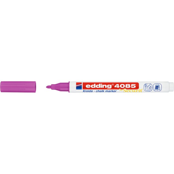 edding 4085 kriedový popisovač - malinový