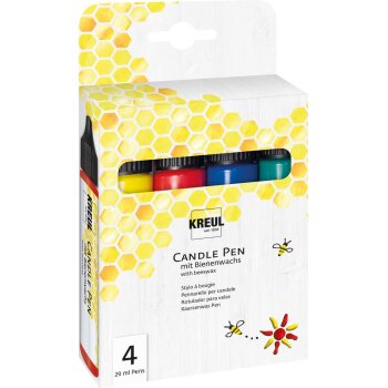 KREUL Candle Pen pero na sviečky - sada - 4 farby