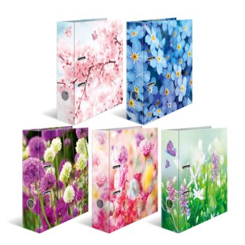 HERMA Motivordner Blumen Set 10-teilig