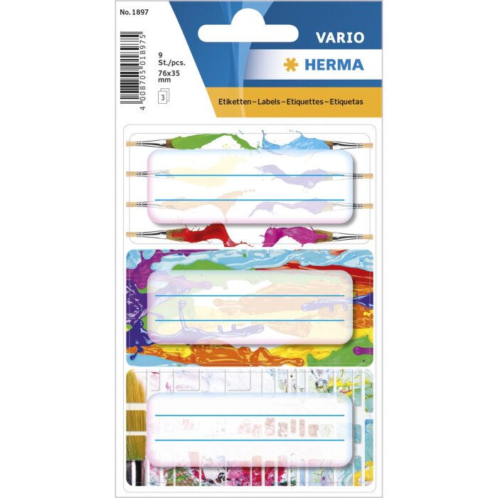 HERMA Buchetiketten VARIO "Farben", 76 x 35 mm