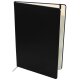 DONAU Notizbuch A4 Hardcover schwarz kariert