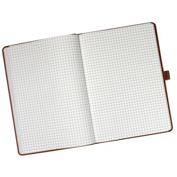 DONAU Notizbuch A5 für Outdoor Aktivitäten braun
