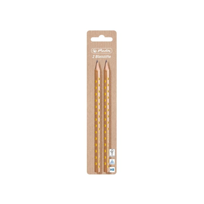 herlitz trojhranné ceruzky Pure Glam - tvrdosť HB - 2ks