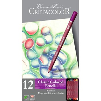 CRETACOLOR Karmina Classic Colored Pencils 12-dielna sada farbičiek