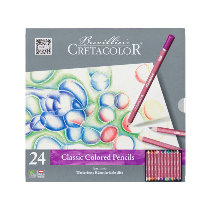 CRETACOLOR Karmina Classic Colored Pencils 24-dielna sada farbičiek