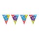 Folat 6. Geburtstag Mini-Wimpelkette Bunt - 3 Meter