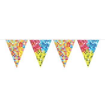 Folat Mini-Wimpelkette Geburtstag neutral - 3 Meter