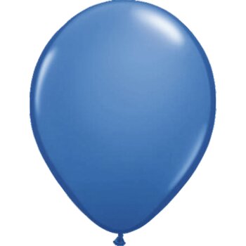Ballon 30 cm 10 Stück - dunkelblau