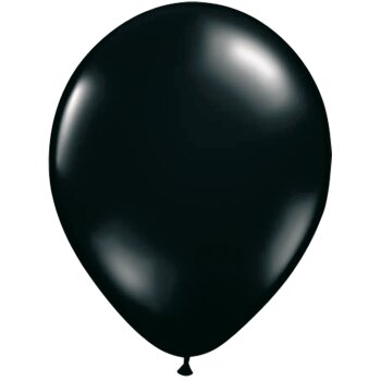 Ballon 30 cm 10 Stück - schwarz