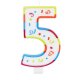 Folat XL Kerze 5 Jahre mit Halter