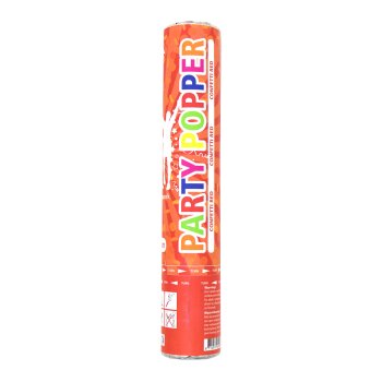 Folat Konfettikanone / Konfettiwerfer Rot - 28cm