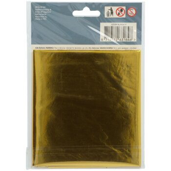 Folat fóliový balónik - zlatý - číslo / číslica 4 - 86 cm