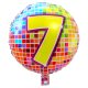 Folat Folienballon 43 cm 1 Stück Happy Birthday 7 Jahre unverpackt