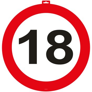Folat tabuľka na dvere - dopravná značka - 18....