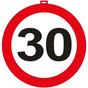 Folat tabuľka na dvere - dopravná značka - 30....