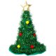 Folat Hut Weihnachtsbaum Grün mit goldfarbener Stern
