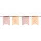Folat Wimpelkette Elegant Lush Blush 40 Jahre - 6 Meter