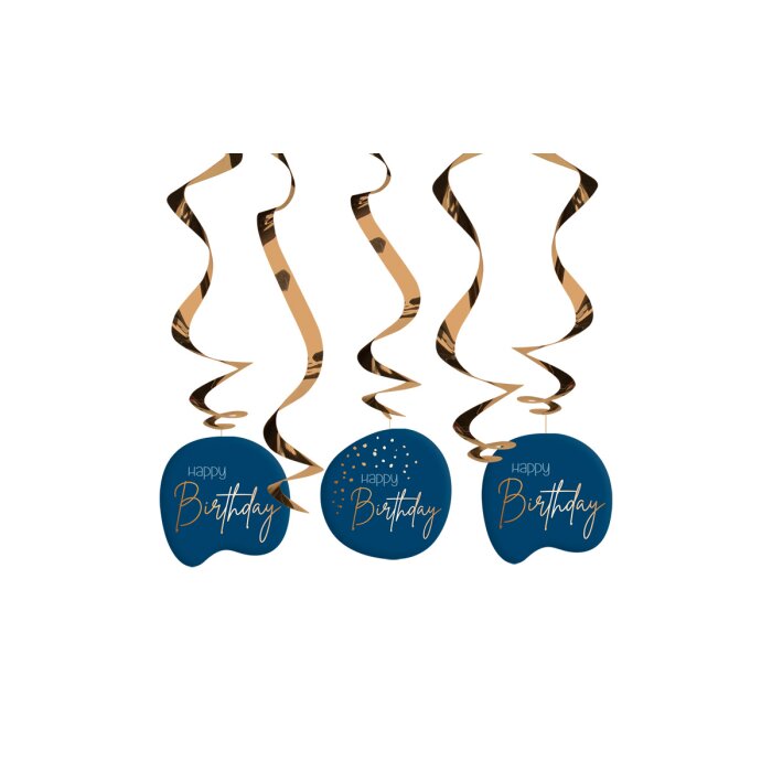Folat Hängedeko Elegant True Blue - 5 Stück