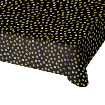 Folat párty obrus - 130 x 180 cm - čierny -...