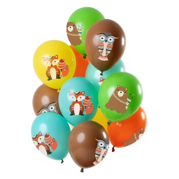 Folat Balón 33 cm 12 kusov - lesné...