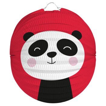 Folat Lampion rund Panda - 22 cm