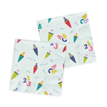 Folat servítky - začiatok školy - 33 x 33...