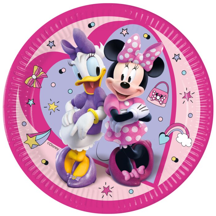 Javoli Disney Minnie Junior papierový tanier - 8 kusov - 23 cm FSC