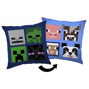 Dekokissen Polyester 40 x 40 cm "Minecraft"