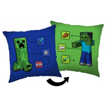 Dekokissen Polyester 40 x 40 cm "Minecraft"
