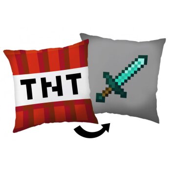 Dekokissen Polyester 40 x 40 cm "Minecraft"