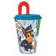 Paw Patrol All Right pohár so slamkou, plastový, 430 ml