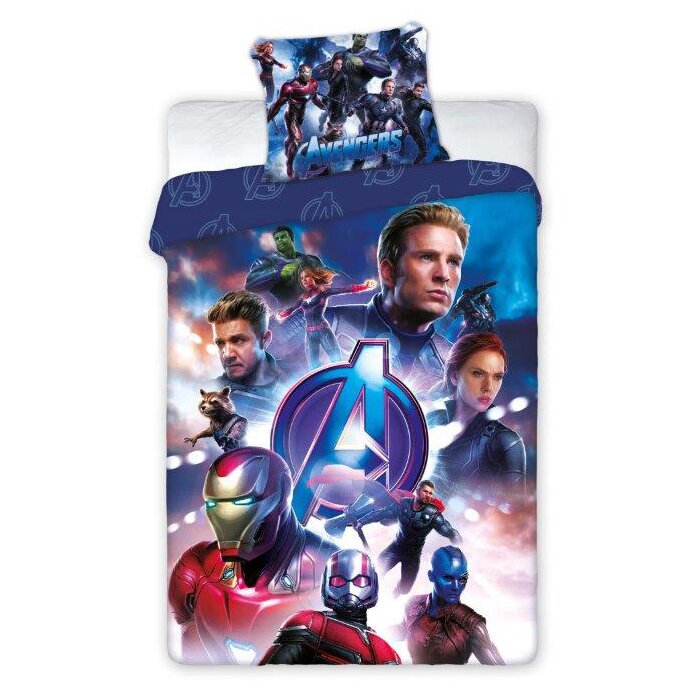 Bettwäsche 140 x 200 cm / 70 x 90 cm Baumwolle "Avengers"