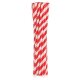 ECO Papierstrohhalme 12er Set red Stripes