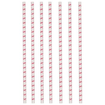ECO Papierstrohhalme 12er Set Flamingo