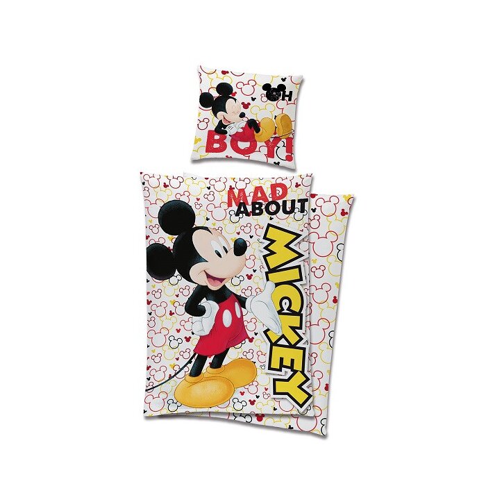 Javoli posteľná bielizeň - 140 x 200 cm / 70 x 90 cm - bavlna - Mickey Mouse
