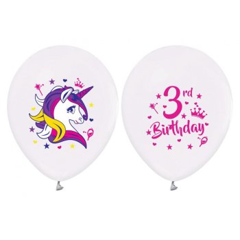 Javoli Balón 30 cm - 5 kusov - Happy Birthday...