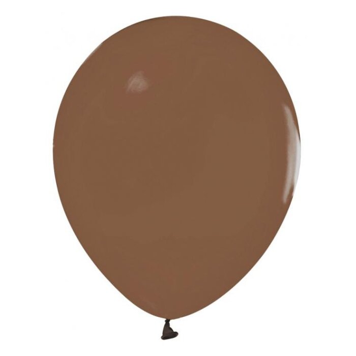 Ballon 30 cm 10 Stück - schokolade