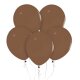Ballon 30 cm 10 Stück - schokolade