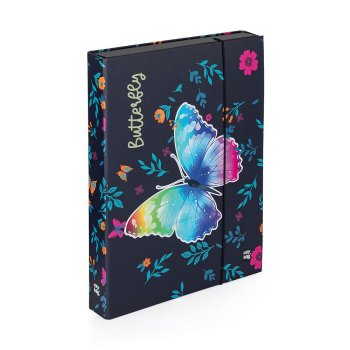 oxybag Heftbox Jumbo A4 Butterfly Rainbow