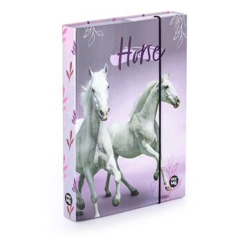 oxybag Heftbox A5 Horses White