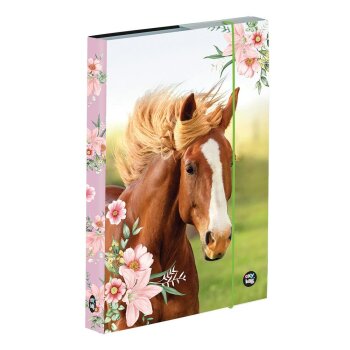oxybag Heftbox A5 Horse Flower