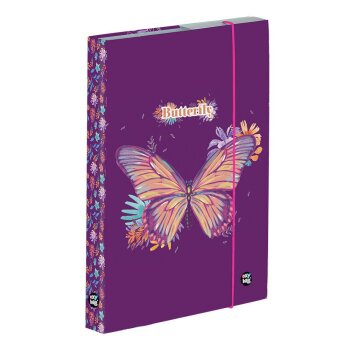 oxybag Box na zošity A5 Butterfly fialový